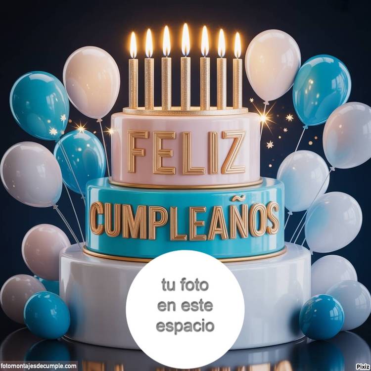 Edita gratis aquí tu foto con marcos de cumpleaños 6 fotomontajes marcos de fotos de feliz cumpleaños