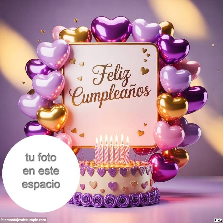 Edita gratis aquí tu foto con marcos de cumpleaños 8 fotomontajes marcos de fotos de feliz cumpleaños
