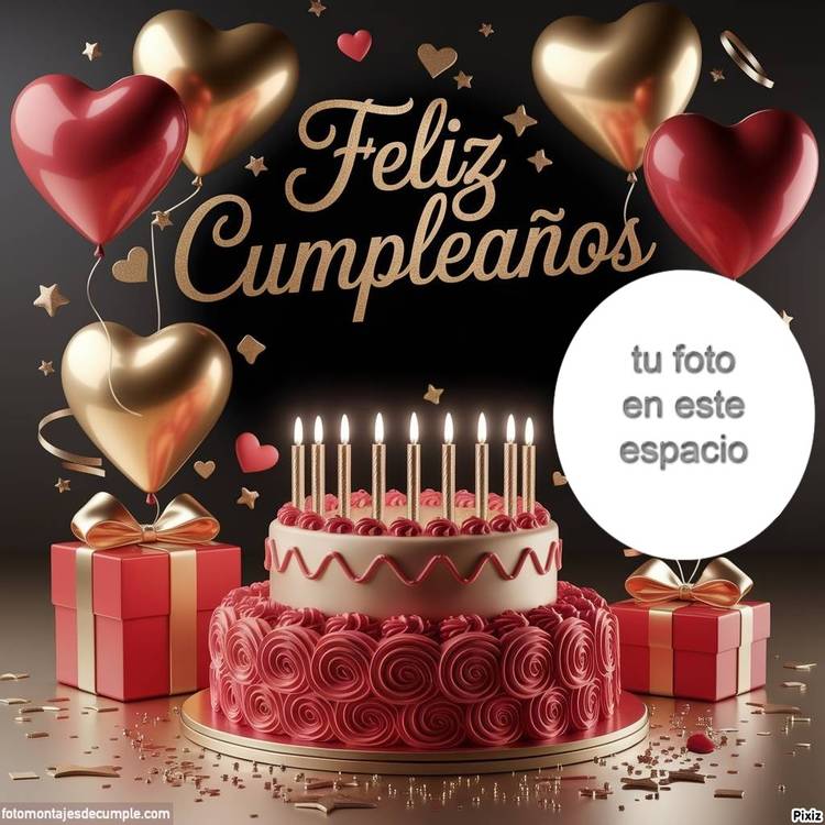 Edita gratis aquí tu foto con marcos de cumpleaños 10 fotomontajes marcos de fotos de feliz cumpleaños