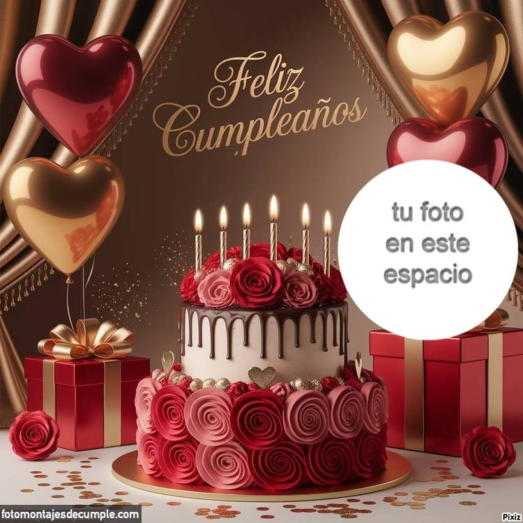 marcos de fotos de feliz cumpleaños