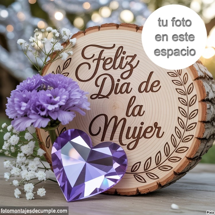 5 bellos marcos de fotos para el Día de la Mujer 10 fotomontajes marcos de fotos feliz dia de la mujer