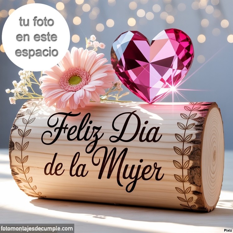5 bellos marcos de fotos para el Día de la Mujer 9 fotomontajes marcos de fotos feliz dia de la mujer