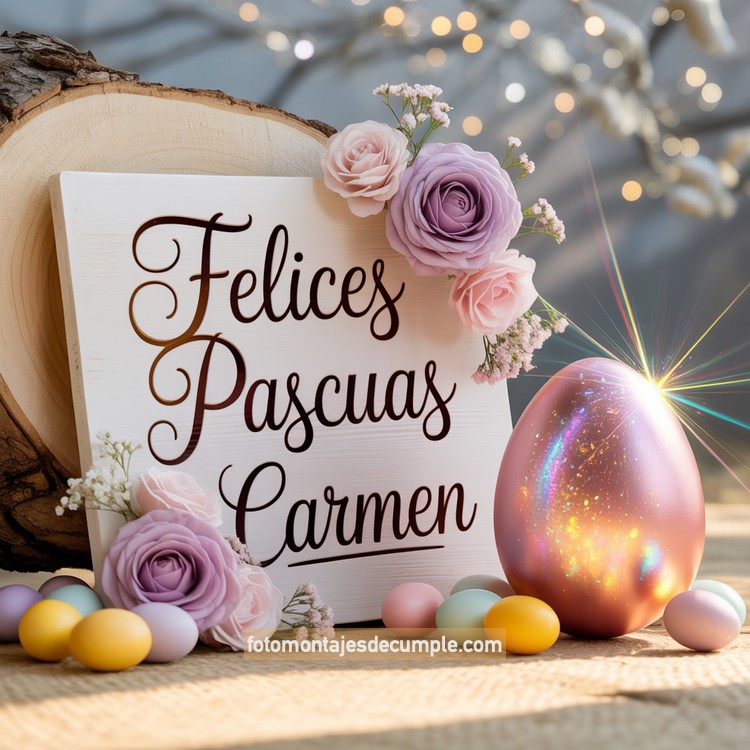 imagenes con nombres de felices pascuas para mujeres