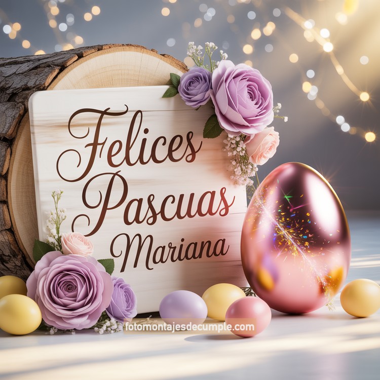imagenes con nombres de felices pascuas para mujeres
