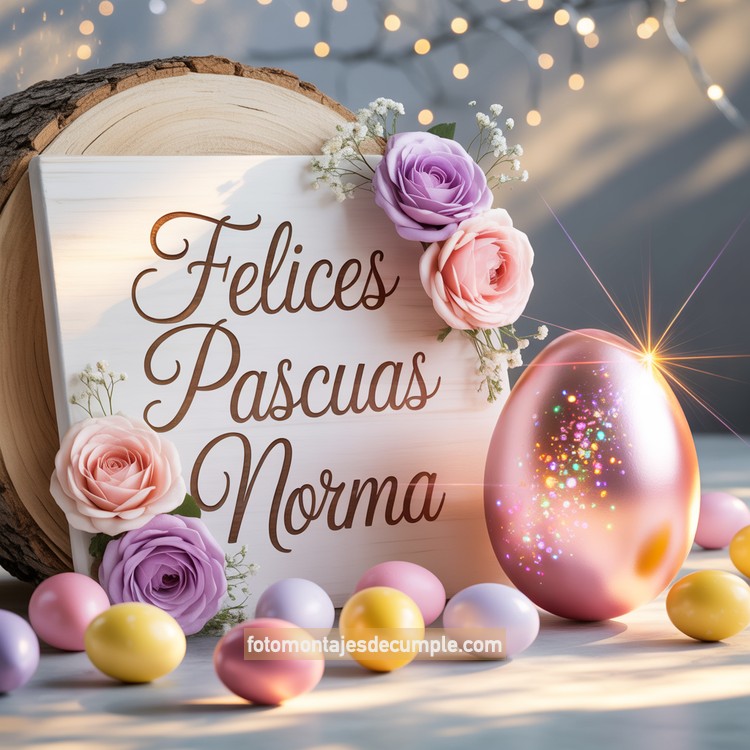 imagenes con nombres de felices pascuas para mujeres