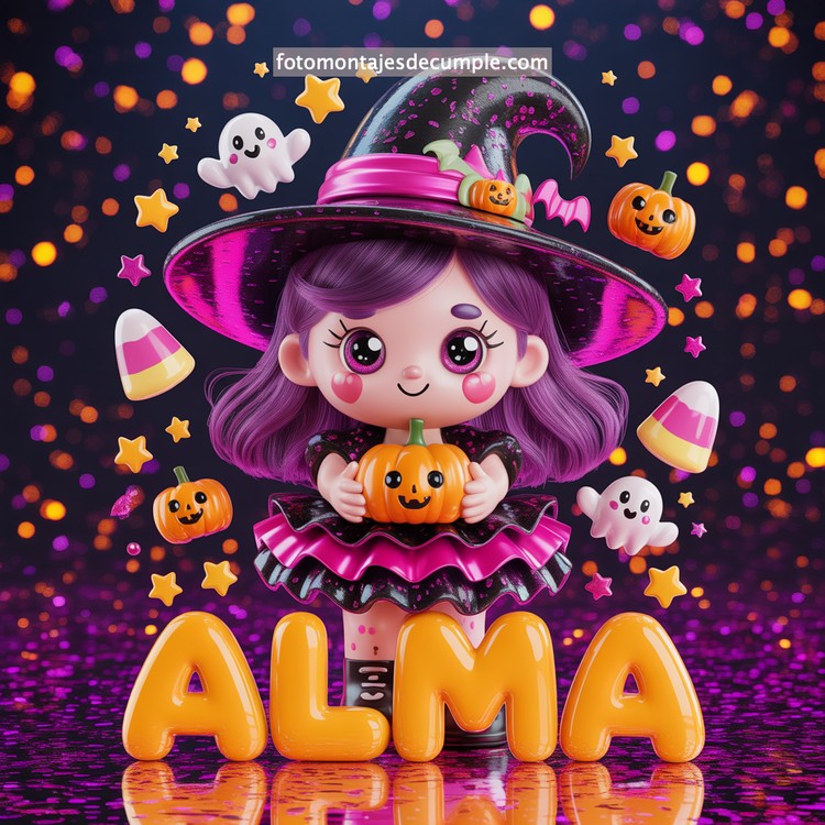 nombres brujita halloween gratis