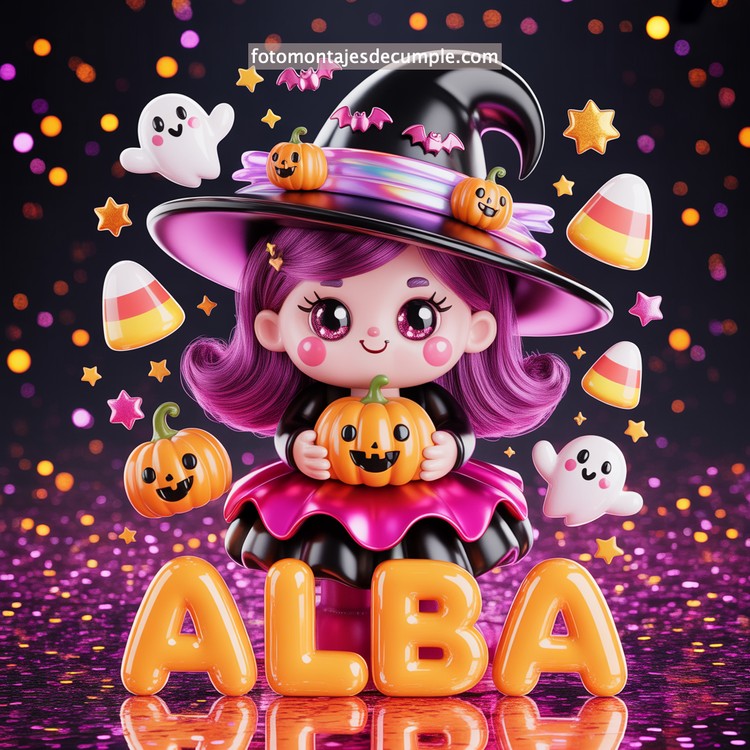 nombres brujita halloween gratis