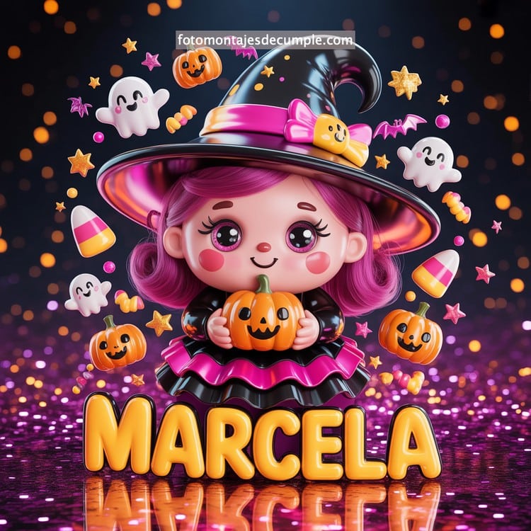 nombres brujita halloween