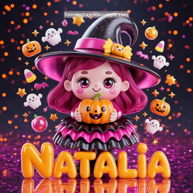 nombres brujita halloween