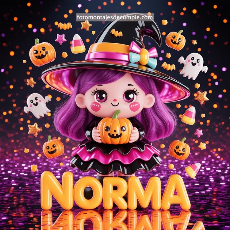 nombres brujita halloween