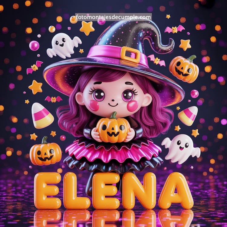 nombres brujita halloween