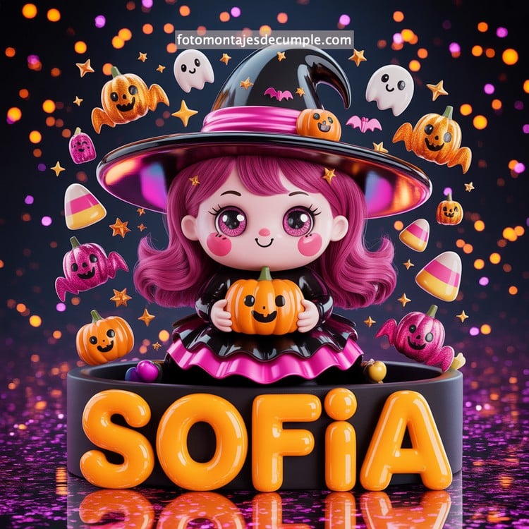 nombres brujita halloween