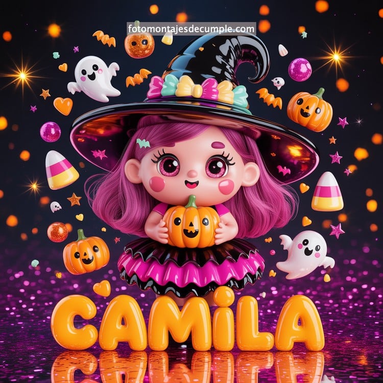 nombres brujita halloween
