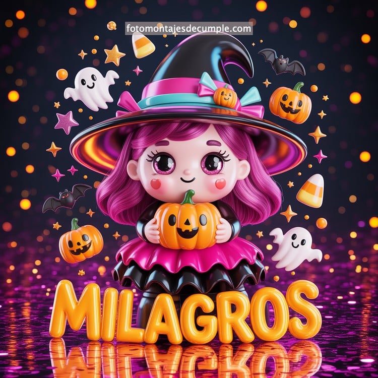 nombres brujita halloween