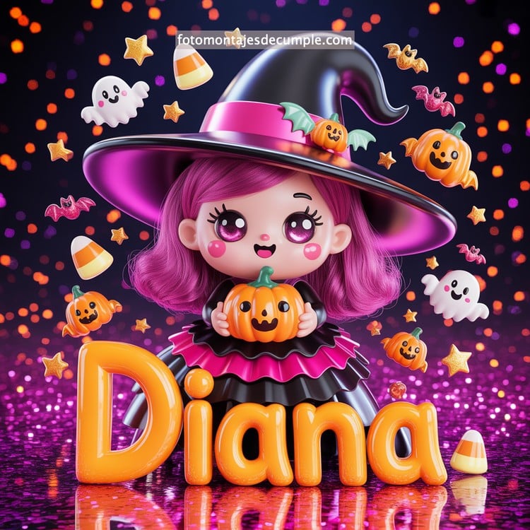 nombres brujita halloween