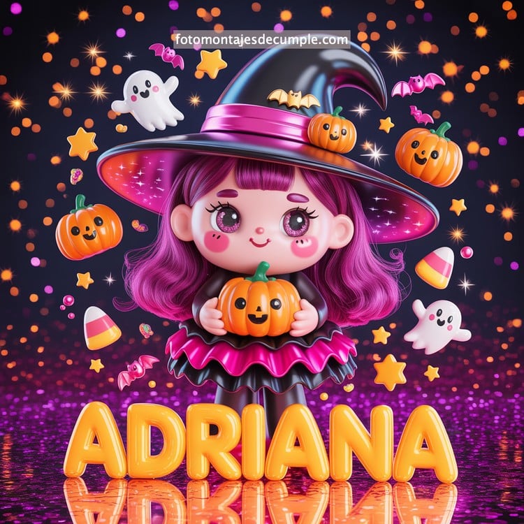 nombres brujita halloween