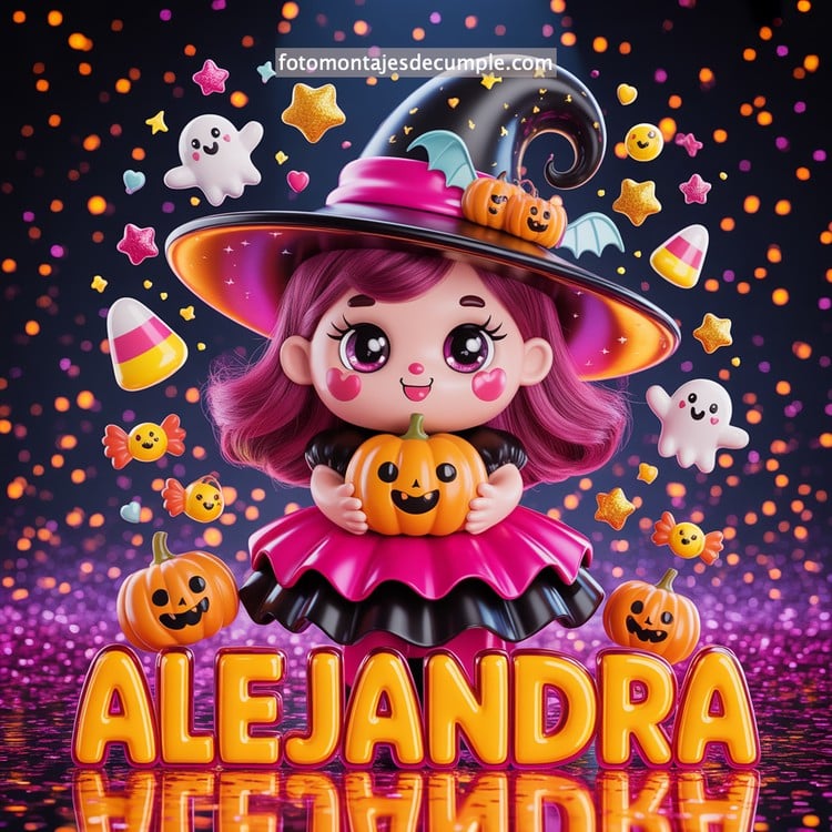 nombres brujita halloween