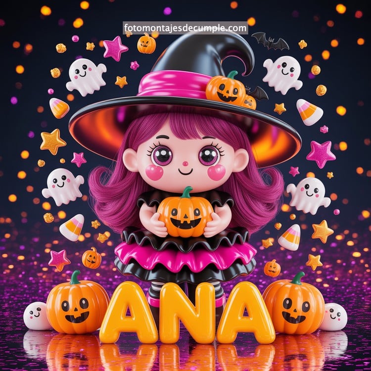 nombres brujita halloween