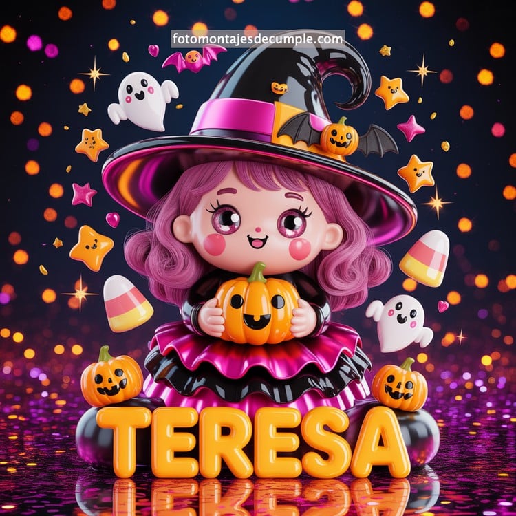 nombres brujita halloween