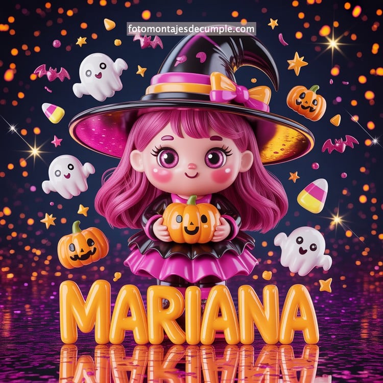 nombres brujita halloween