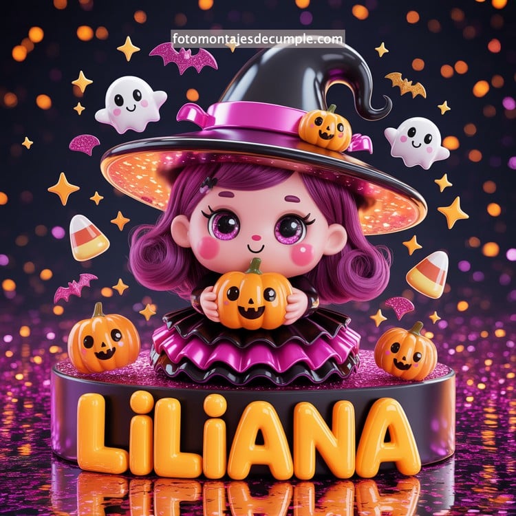 nombres brujita halloween