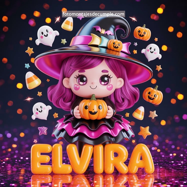 nombres brujita halloween