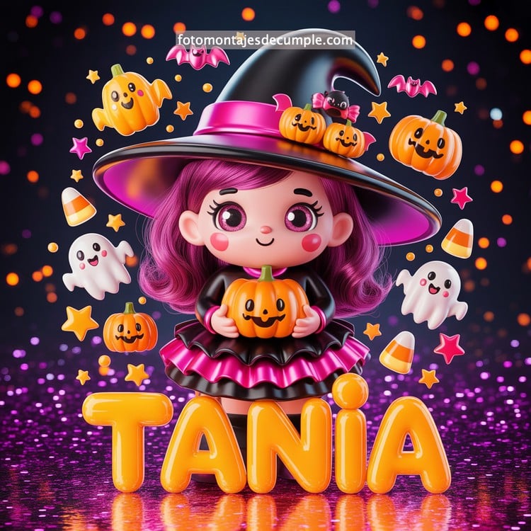 nombres brujita halloween