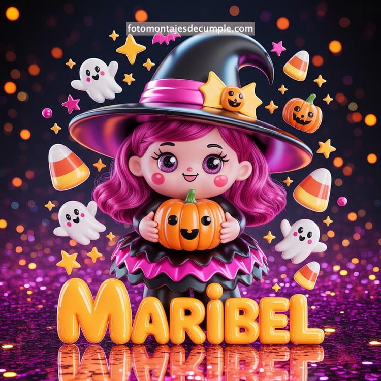 nombres brujita halloween