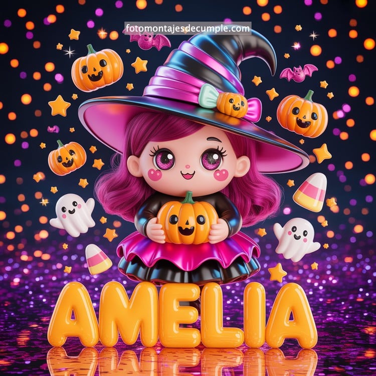 nombres brujita halloween