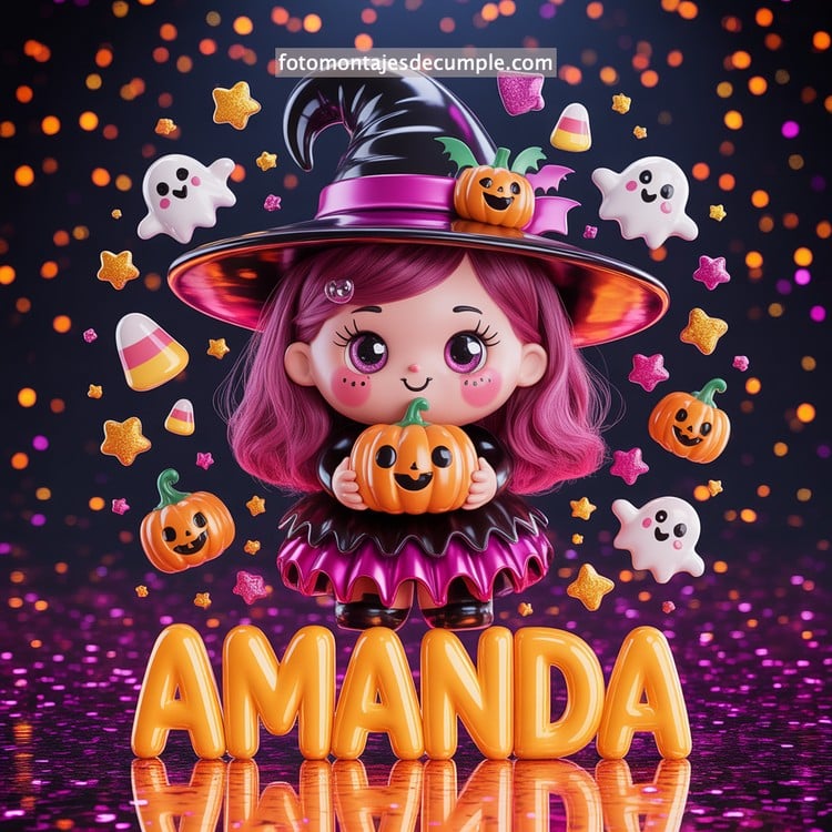 nombres brujita halloween