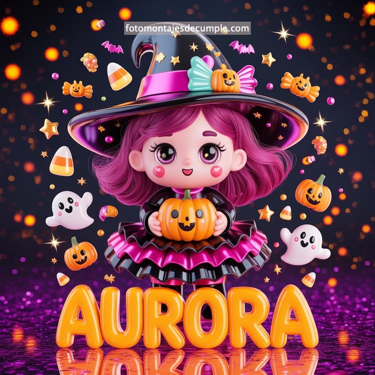 nombres brujita halloween
