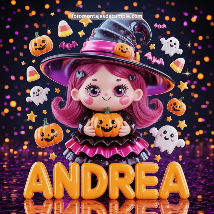 nombres brujita halloween
