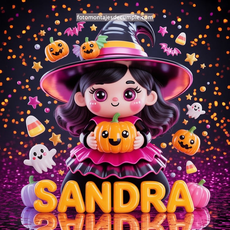 nombres brujita halloween