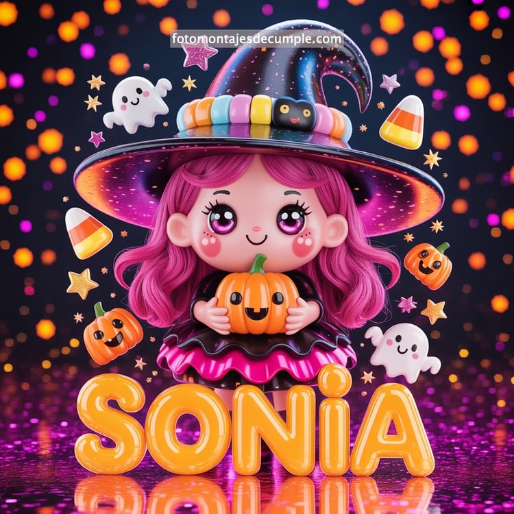 nombres brujita halloween